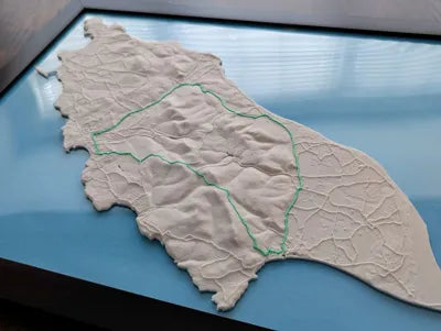 Isle of Man TT track without canvas