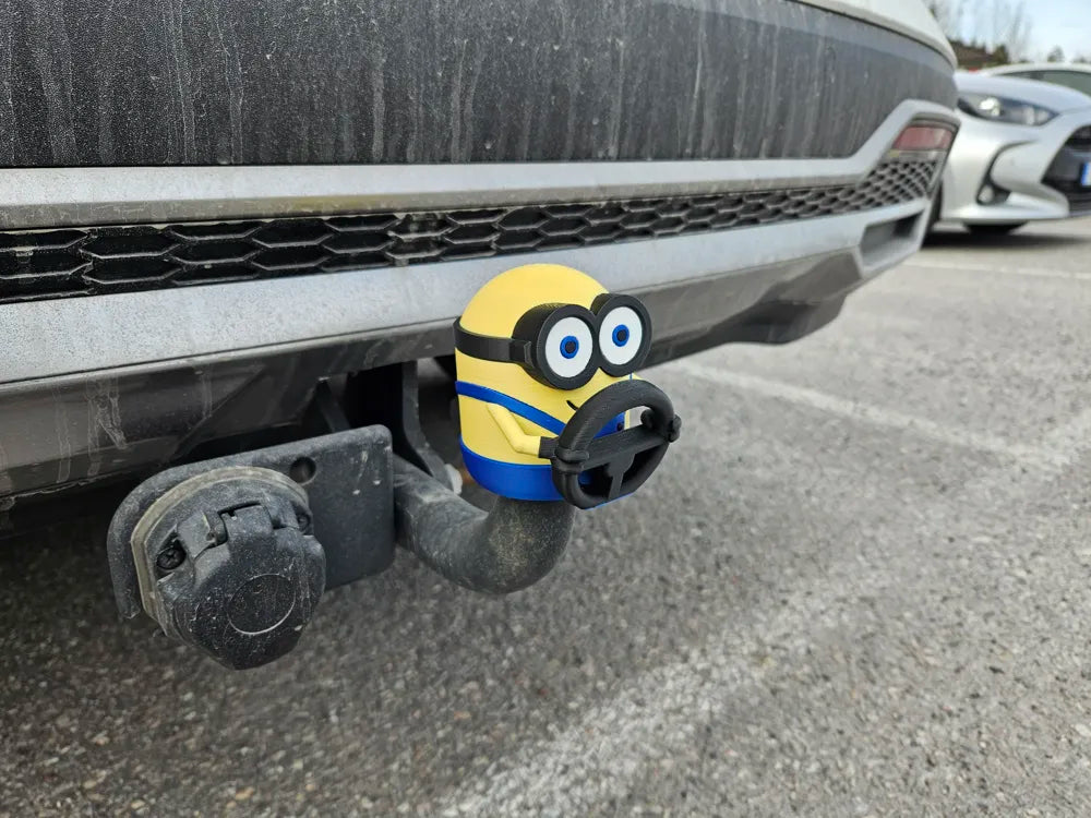 Minion -like towbar / Tow / Hitch Ball cover