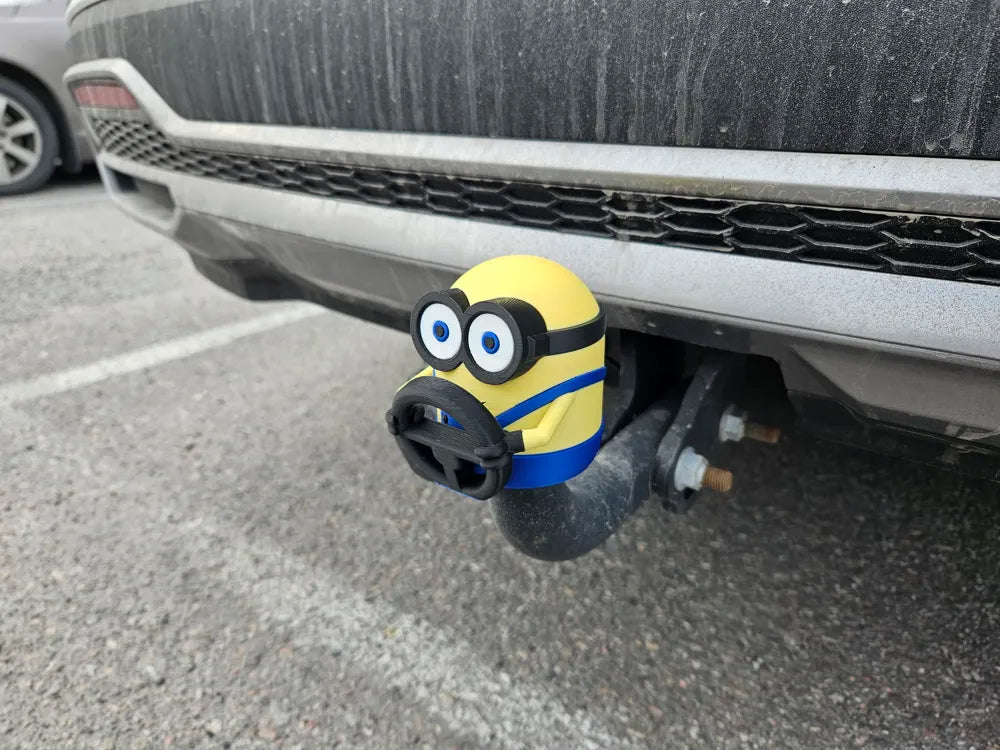 Minion -like towbar / Tow / Hitch Ball cover