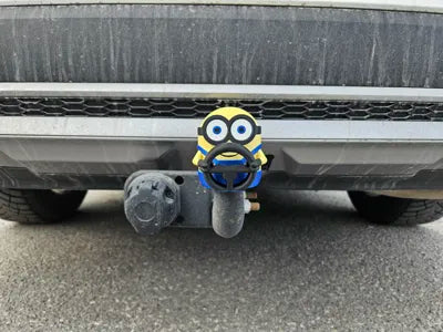 Minion -like towbar / Tow / Hitch Ball cover